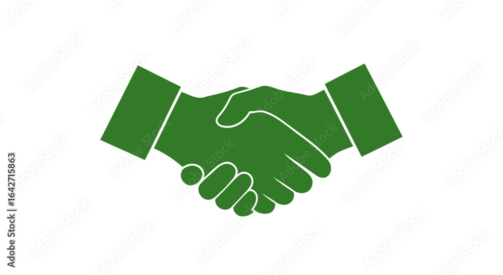 custom made wallpaper toronto digitalsecuring a deal green handshake icon for partnership success