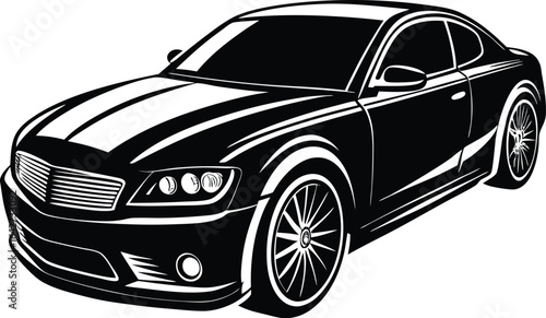 black car vecttor