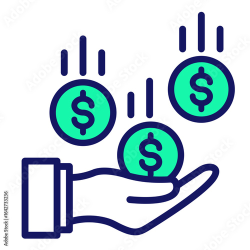 Revenue Streams  Icon Element For Design