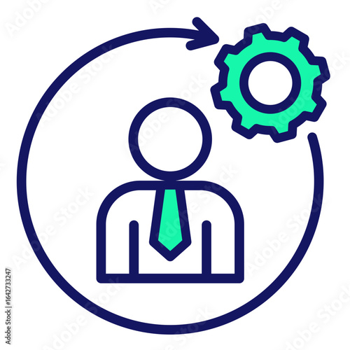 Business Reset  Icon Element For Design