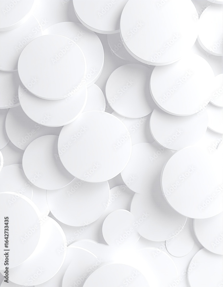 A seamless background featuring an array of textured white paper circles of varying sizes, creating a visually appealing and modern design. A seamless background featuring an array of textured white paper circles of varying sizes, creating a visually appealing and modern design.