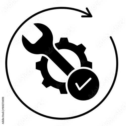 Process Overhaul  Icon Element For Design