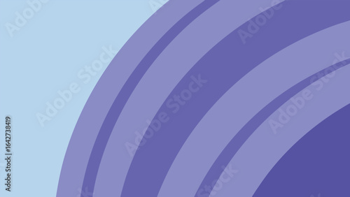 Blue violet curved bands abstract background