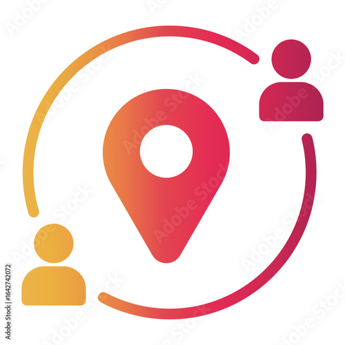 resettlement Gradient icon