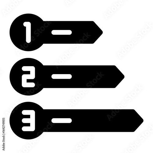 prioritize Solid icon