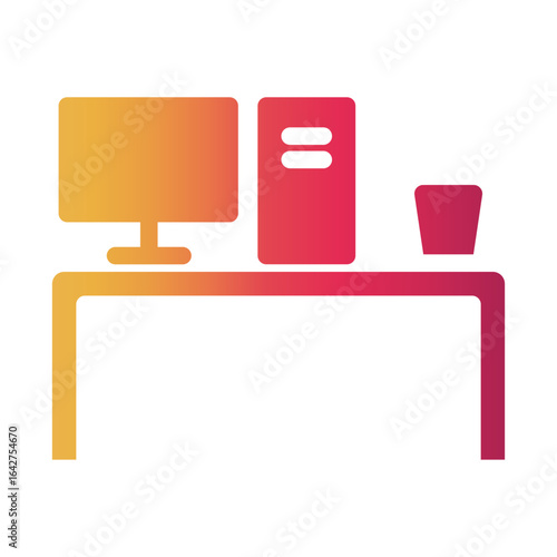 workstation Gradient icon