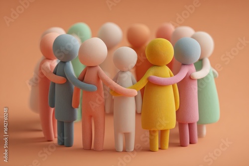 Colorful figures in a circle (1)