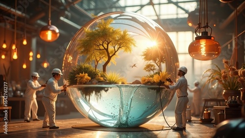 Wallpaper Mural Indoor Ecological Ball Art Scene Torontodigital.ca