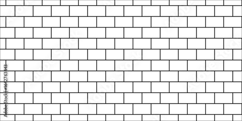 Pavement seamless mosaic stone concrete wall surface tiles. subway vector block rock white brick wall texture background.	
