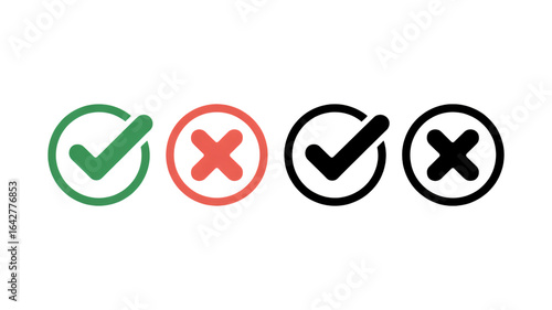 Clear decision icons show correct and incorrect choices for digital interfaces and business choices