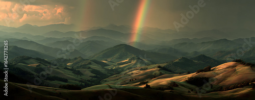 Golden light spills across majestic peaks at sunrise and sunset, creating a breathtaking vista