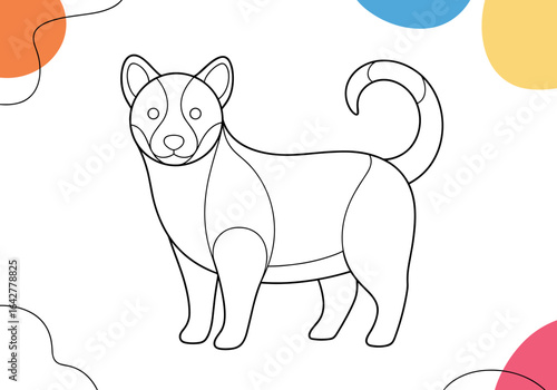 Learn to draw a cute cartoon shiba inu dog step by step for beginners and kids fun activities