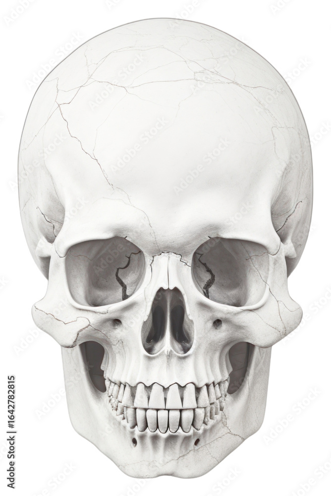 Fototapeta premium PNG Skull marble drawing sketch anthropology.