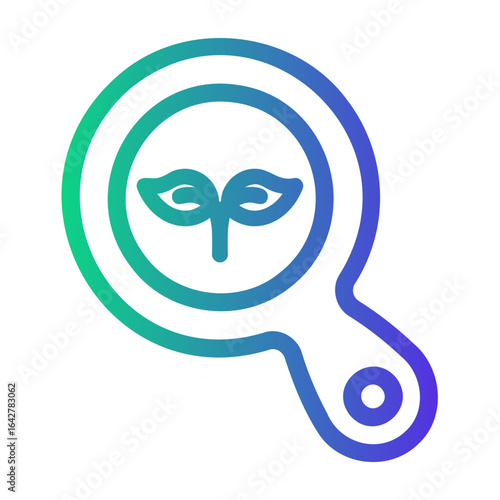 observation Line Gradient Icon