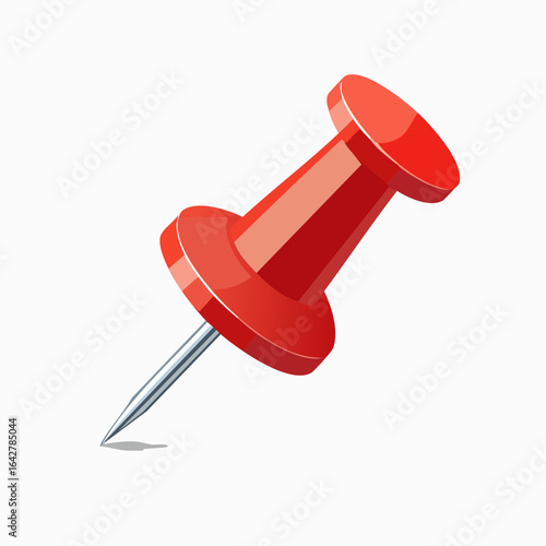 Red push pin