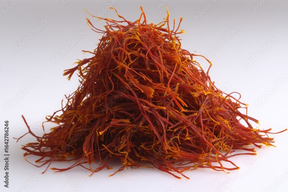 Fototapeta premium Pile of vibrant saffron threads (2)