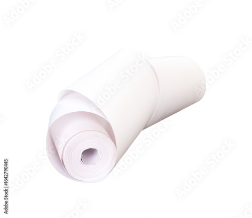 roll of toilet tissue isolated