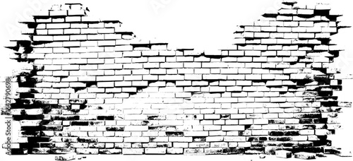 Vektor Design Element - Mauer mit Backsteinen