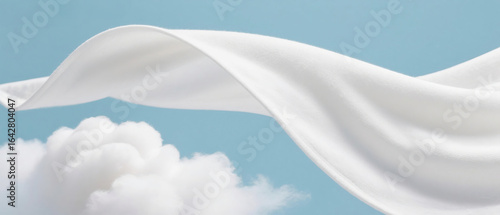 Floating cotton fabric with cotton combination lightweight concept