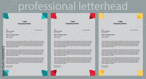 corporate latter head design