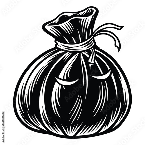 Pumpkin on the sack Svg