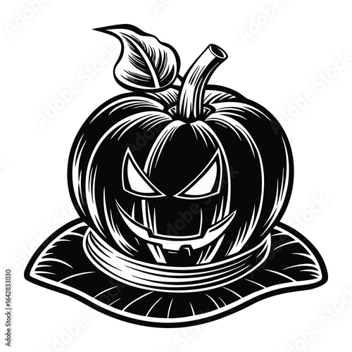 Pumpkin on the sack Svg