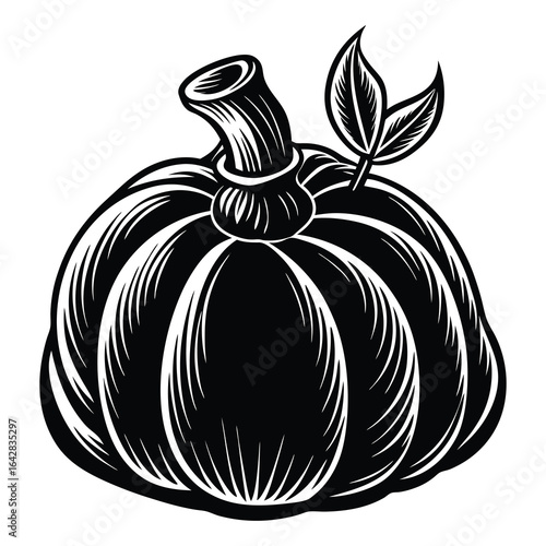 Pumpkin on the sack Svg