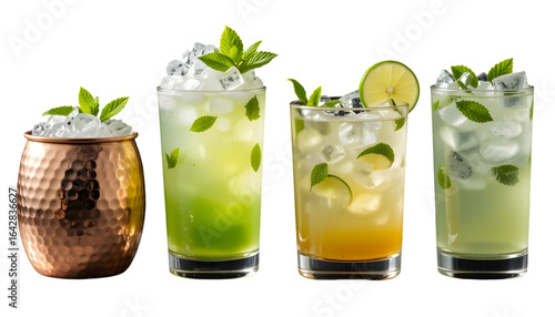 mojito cocktail with lime