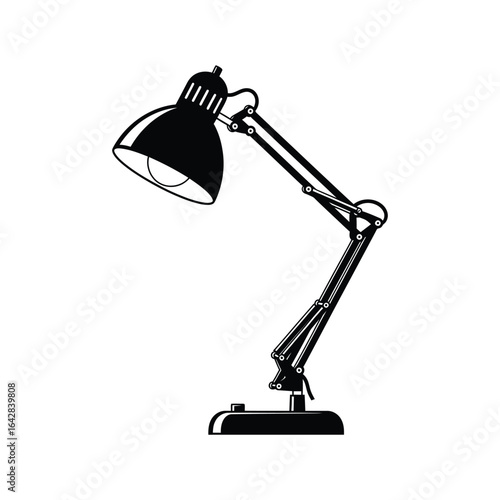 Desk Lamp Silhouette for Office Workspace and Home Study