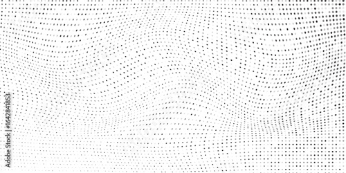 Art dot halftone gradient texture. Vanishing polka dot background. Repeating dots gradation illustration