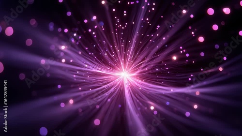 Wallpaper Mural Energy Beam Blooms with Technological Sense Torontodigital.ca