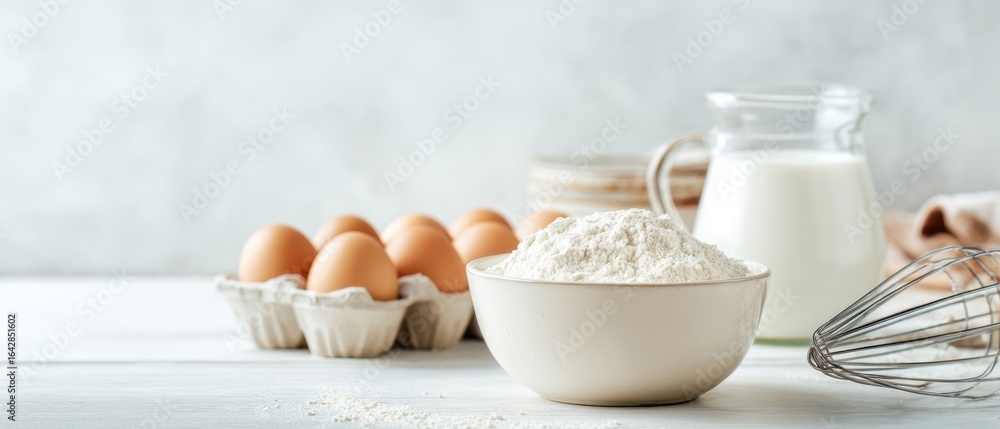 custom made wallpaper toronto digitalThe essential ingredients for a homemade baking experience in a cozy kitchen.