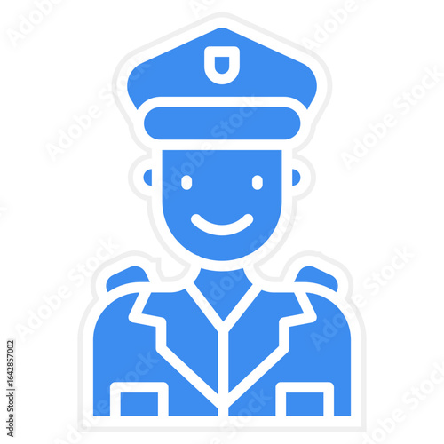 Police Officer icon style