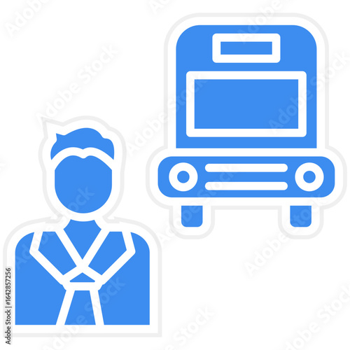 Bus Driver icon style