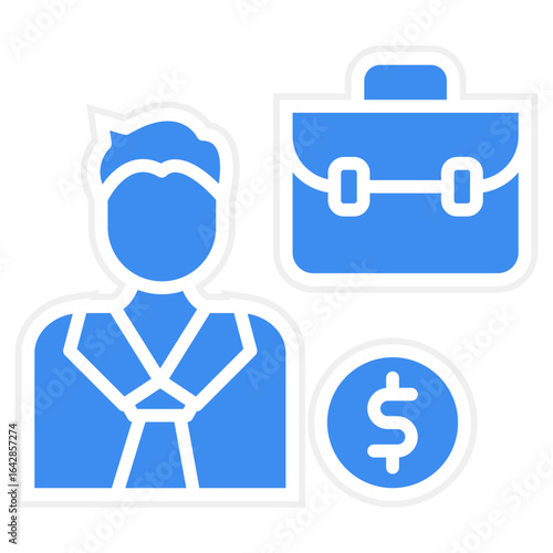 Business Man icon style