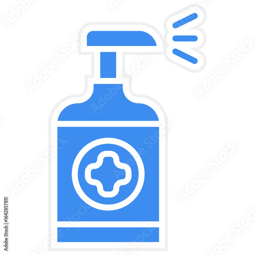Disinfectant icon style