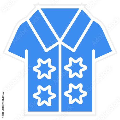 Hawaiian Shirt icon style