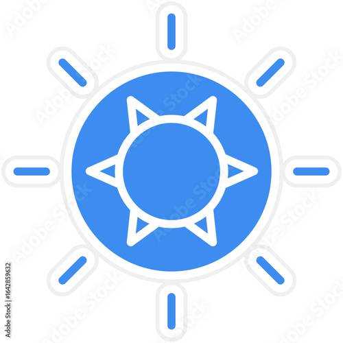 Sun icon style