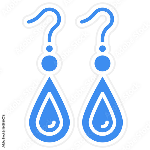 Earrings icon style