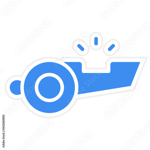 Whistle icon style