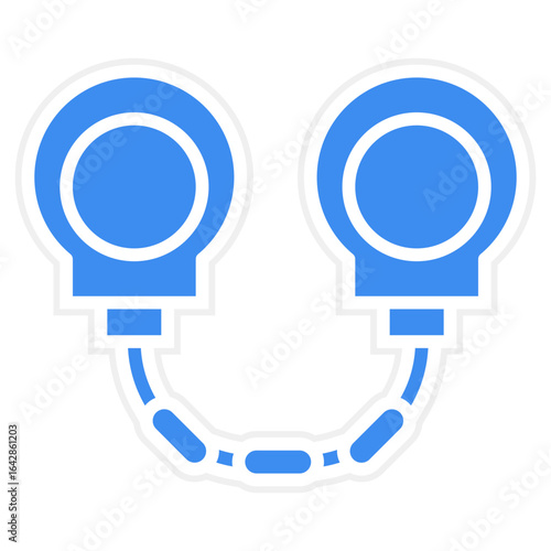 Hand Cuffs icon style