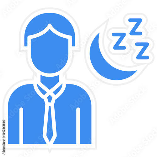 Healthy Sleeping icon style