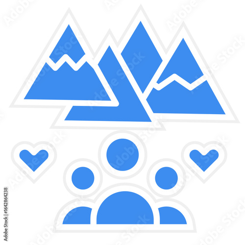 Family Adventure icon style