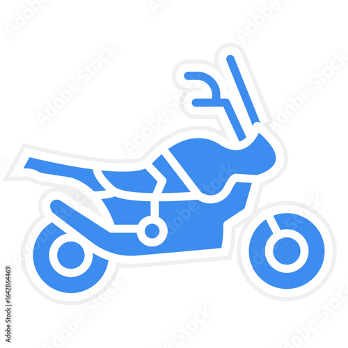 Motorcycle Adventure icon style