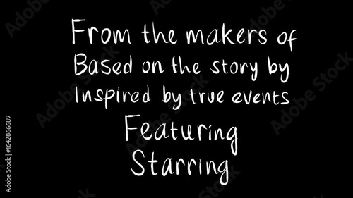 Cinematic opening credits with a hand-drawn, stop-motion look.