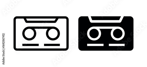 Voicemail icon set. voicemail png and vector illustration on transparent background