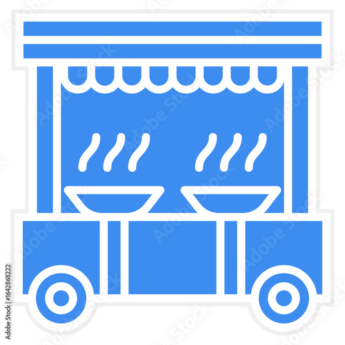 Food Stall icon style