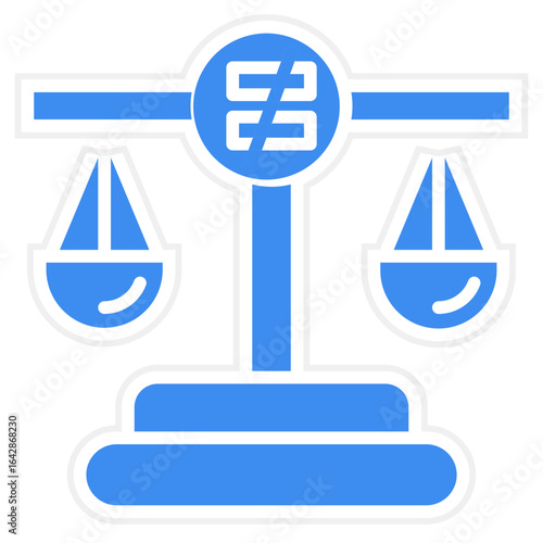 Inequality icon style