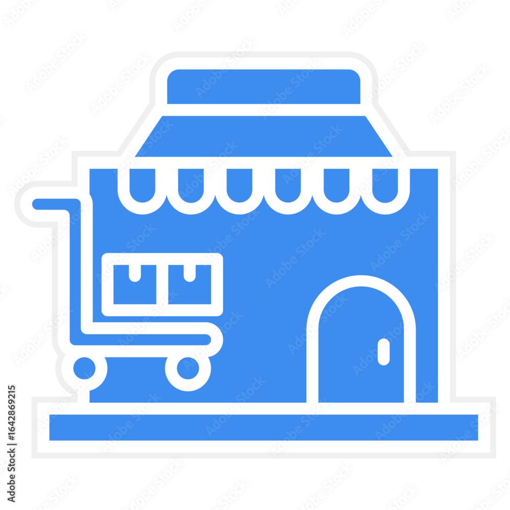 Obraz premium Retail icon style