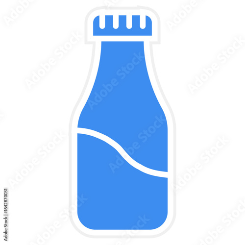Milk Bottle icon style